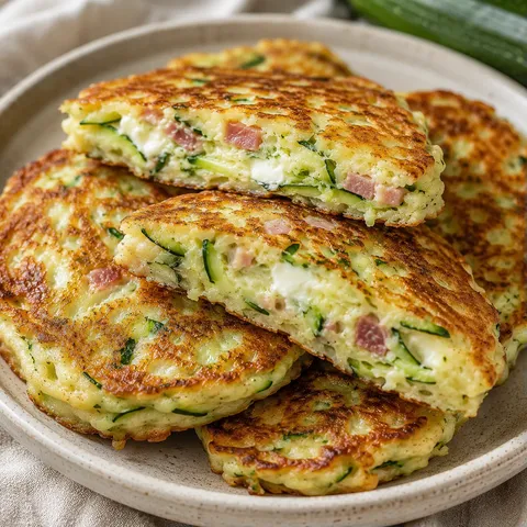 Pancakes courgette chèvre