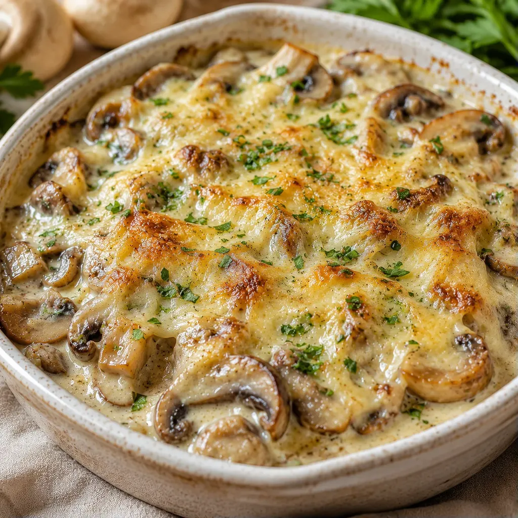 Gratin Léger Champignons