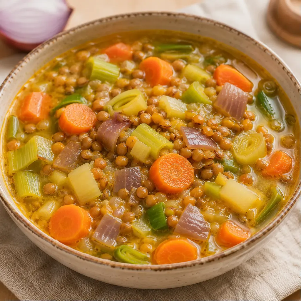 Soupe simple et savoureuse