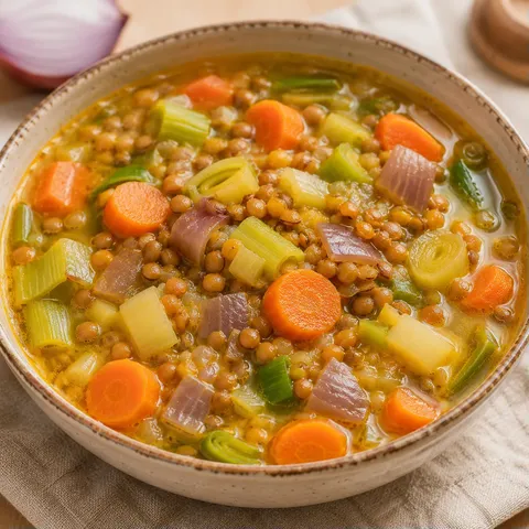 Soupe simple et savoureuse