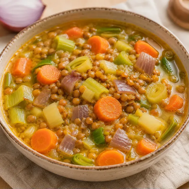 Soupe simple et savoureuse