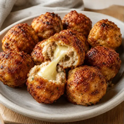 Poulet et fromage fondant