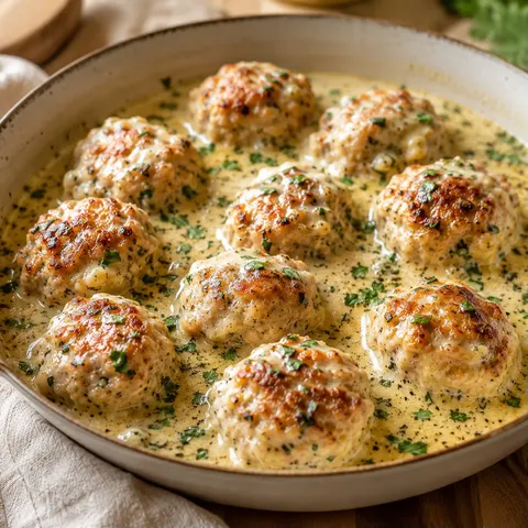 Boulettes Crémeuses Poulet