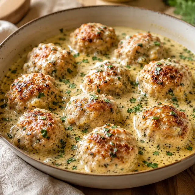 Boulettes Crémeuses Poulet