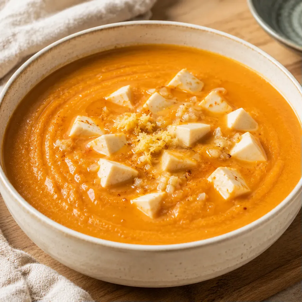 Soupe Carottes et Miso Onctueux