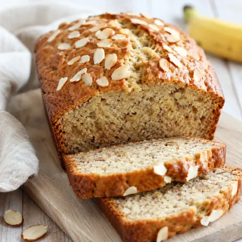 Pain Moelleux à la Banane Amandes