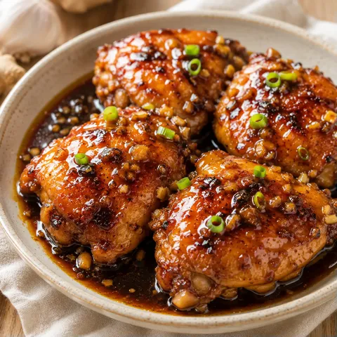Poulet caramélisé gourmand