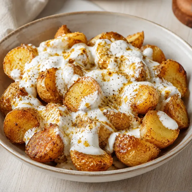 Pommes épicées au yaourt