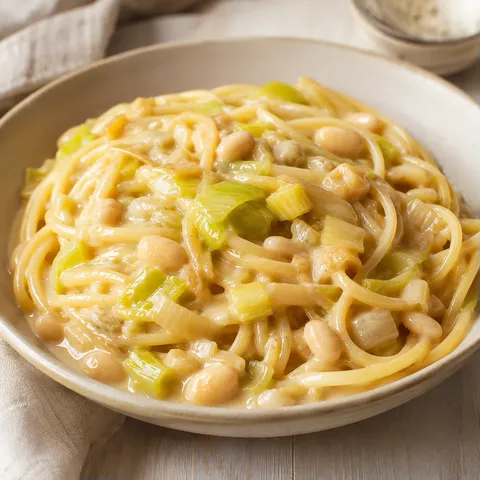 Pâtes onctueuses au miso