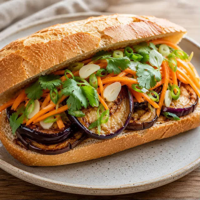 Sandwich végétarien croustillant