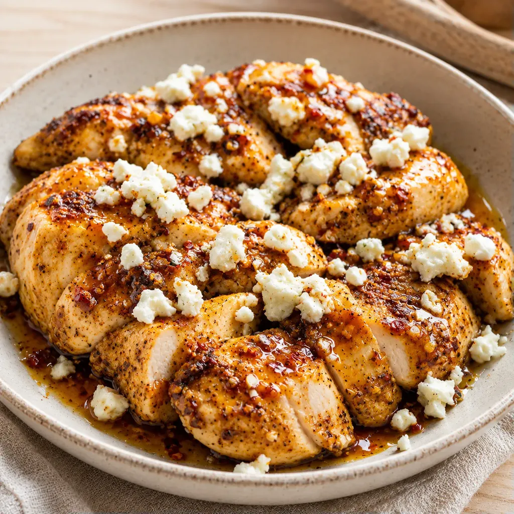 Feta et Miel Poulet