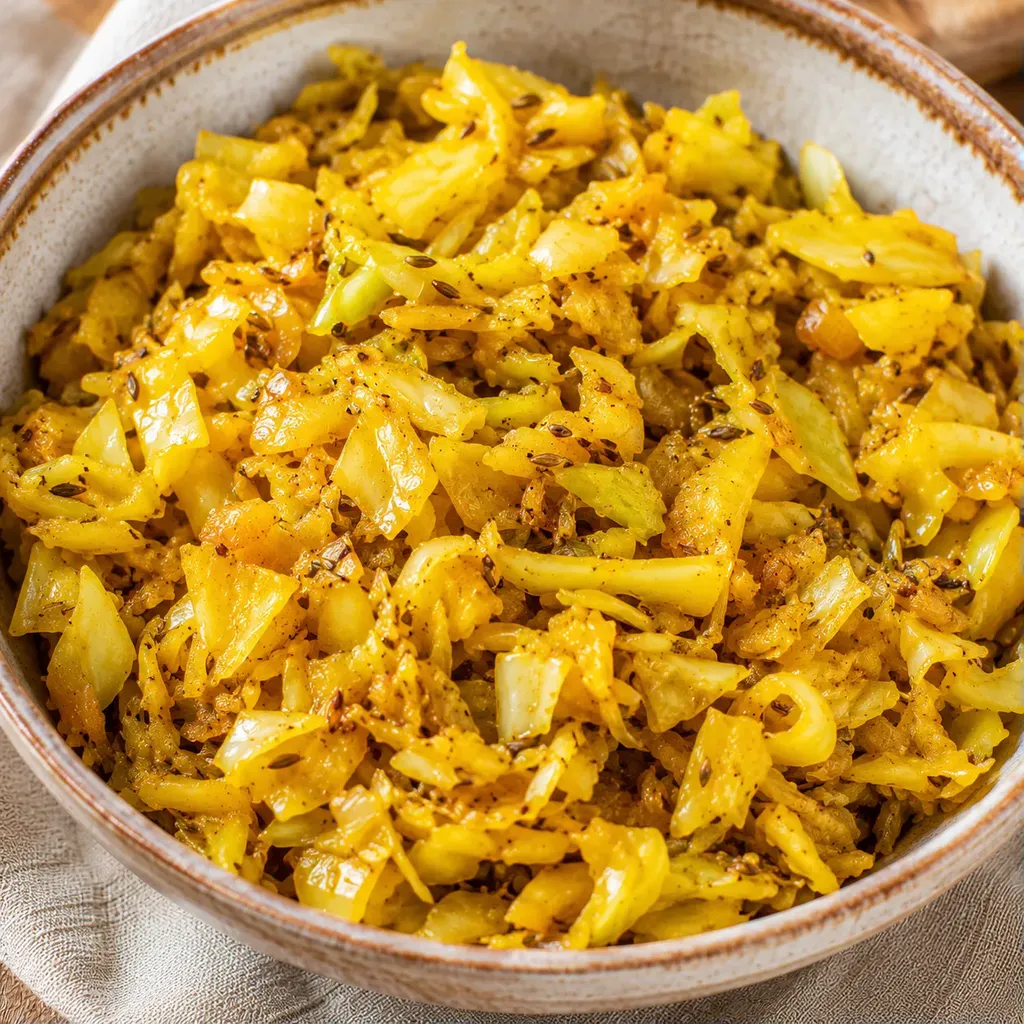 Chou aux épices style Pendjab