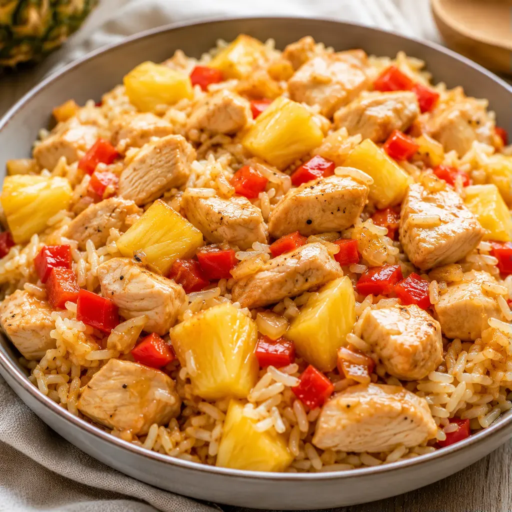 Ananas et Poulet Gourmand