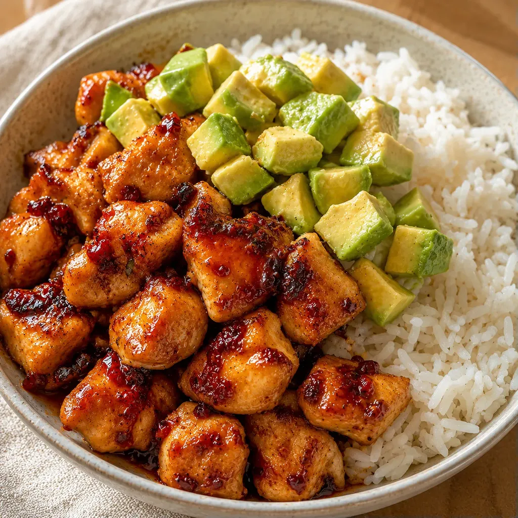 Riz Poulet Miel Chipotle