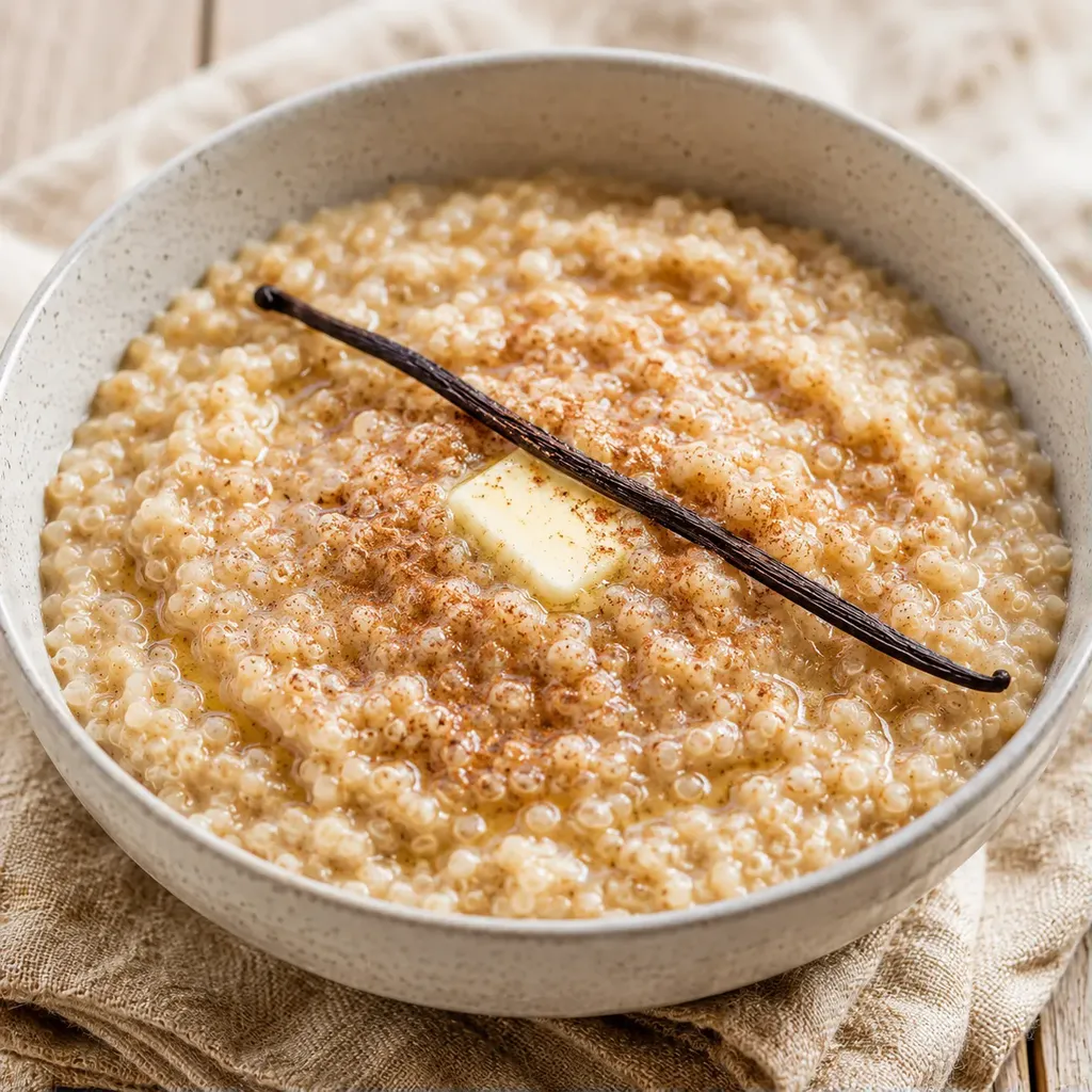 Crémeux au quinoa à la Vanille