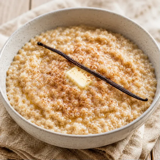 Crémeux au quinoa à la Vanille