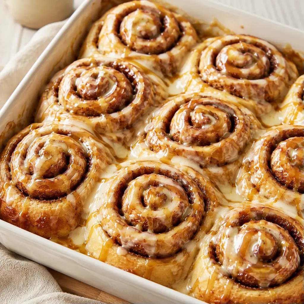 Savoureux rouleaux cannelle chai