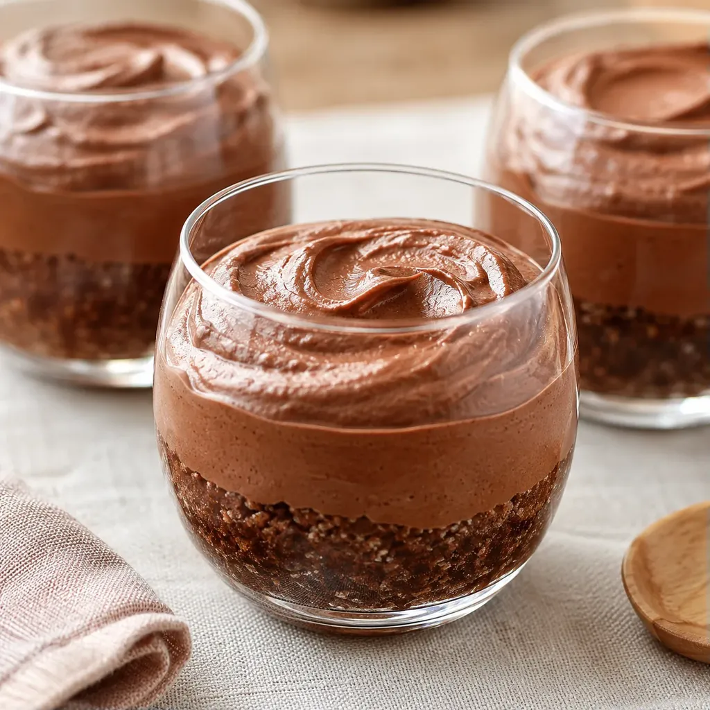 Douces coupes chocolat framboise