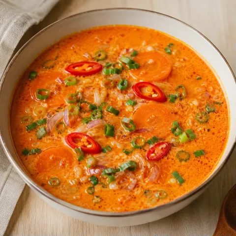 Soupe Thaï Crémeuse