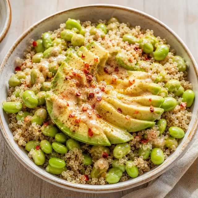 Quinoa Avocat Edamame