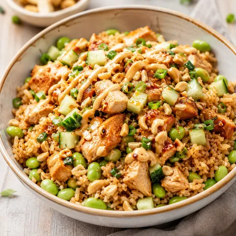 Riz Satay Croquant