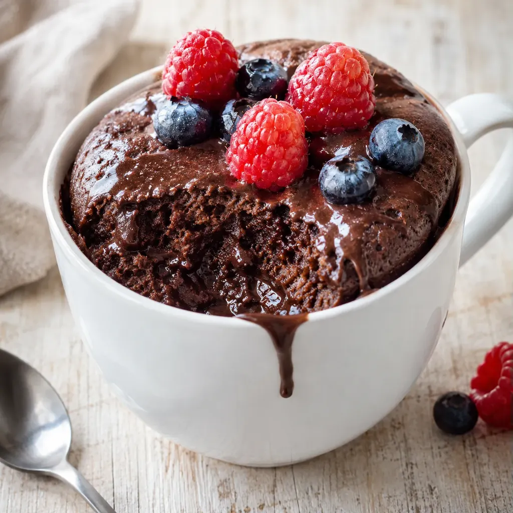 Mug Cake Chocolat Rapide