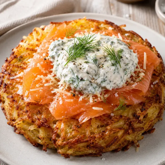 Galette au saumon