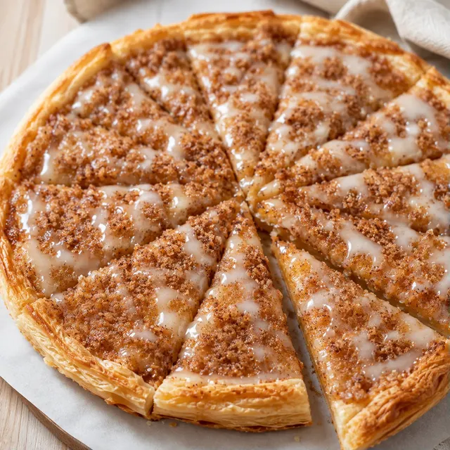 Pizza Sucrée Cannelle Croustillante