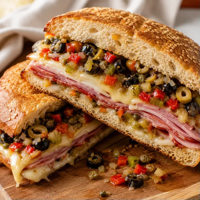 Muffuletta Italienne Délicieuse