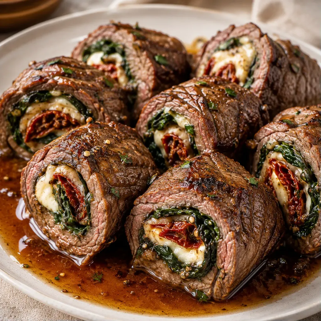 Savoureux roulés de bœuf