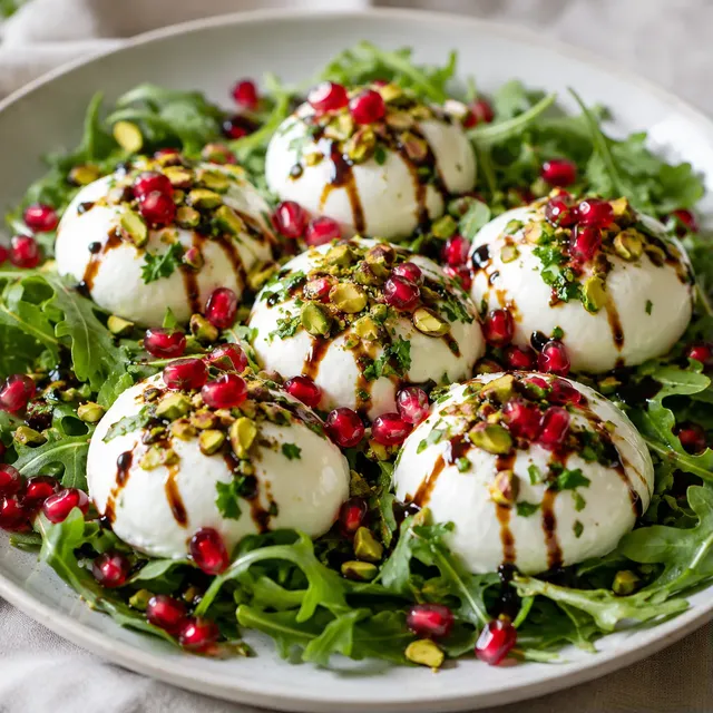 Burrata gourmande pistaches