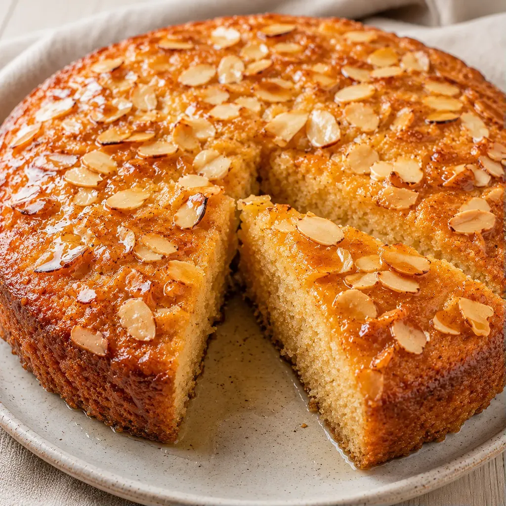 Gâteau Amandes et Miel