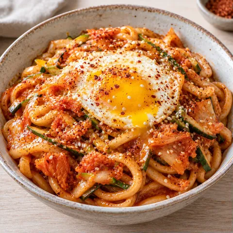 Udon coréens onctueux