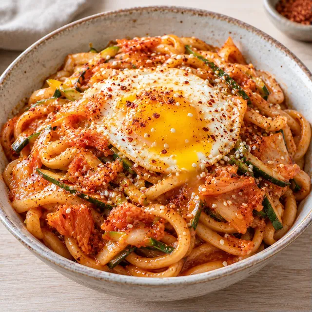 Udon coréens onctueux