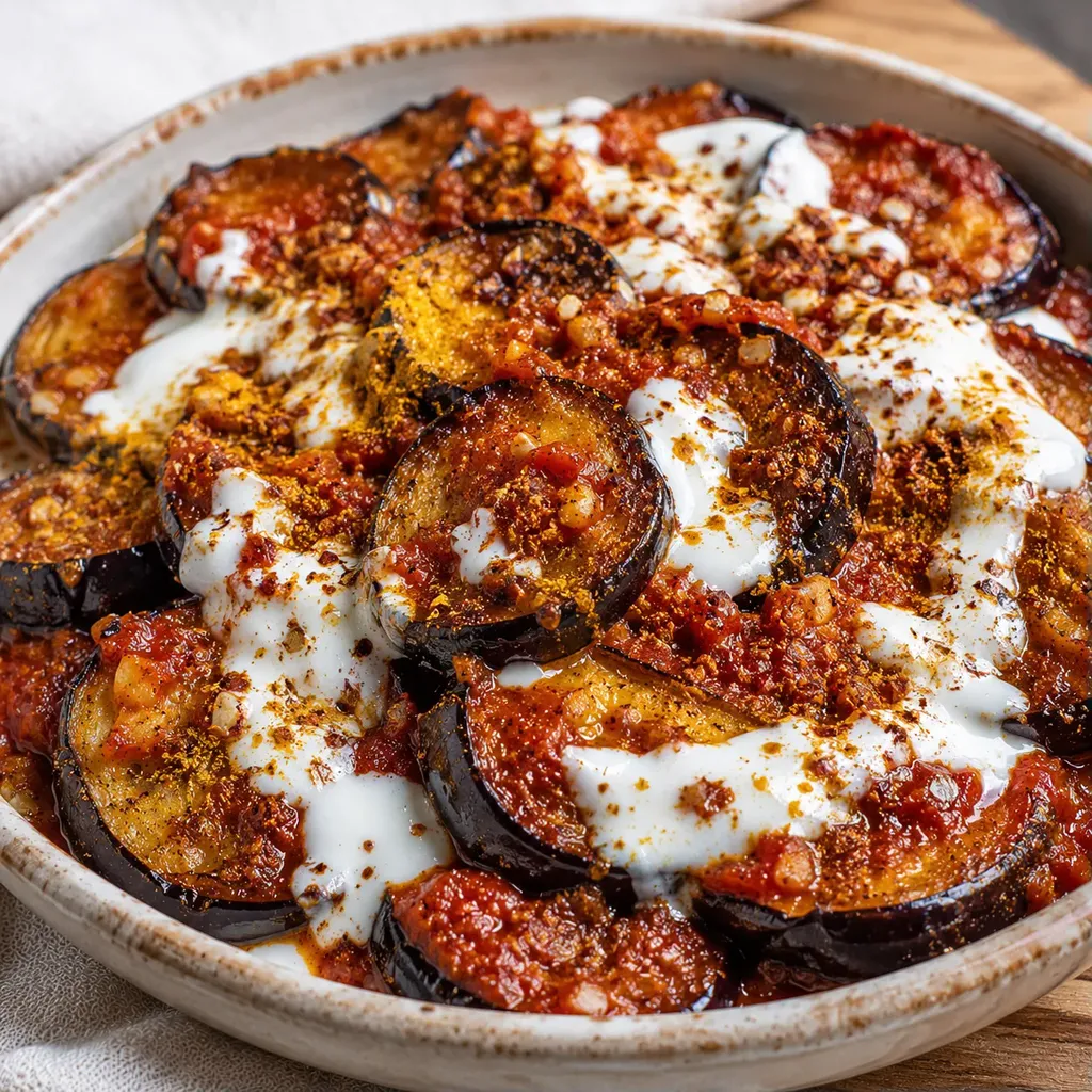 Borani d'aubergines savoureuses