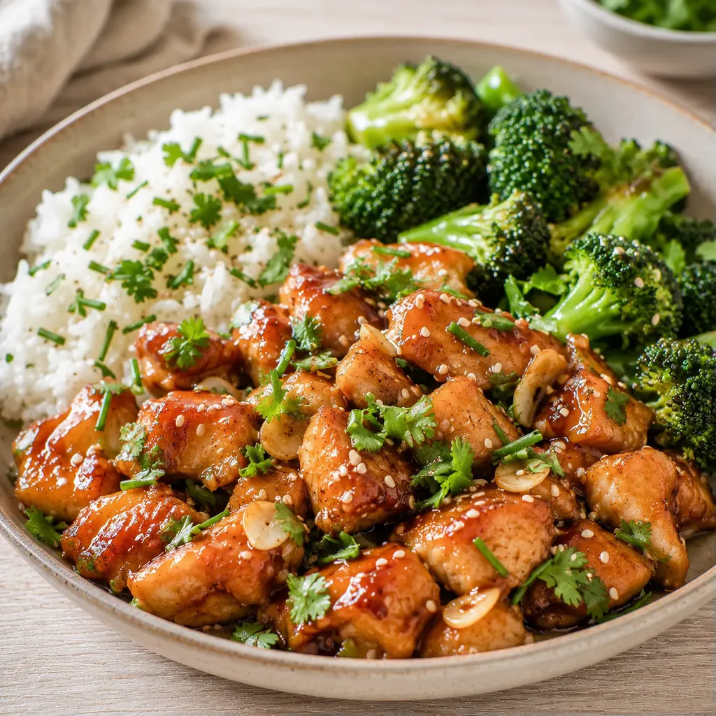 Poulet sauce sucrée