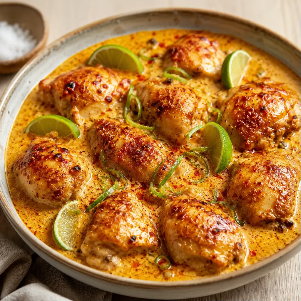 Poulet coco épicé