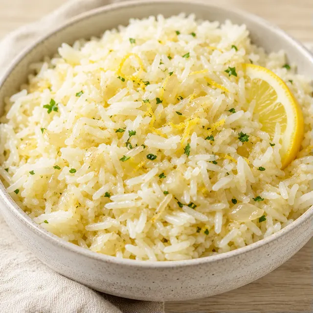 Riz léger citronné
