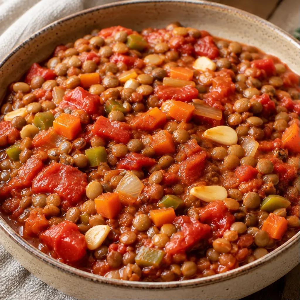 Délicieux Cacciatore Lentilles