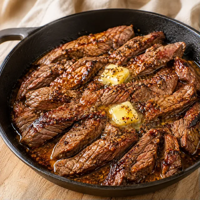 Poêlé steak beurre