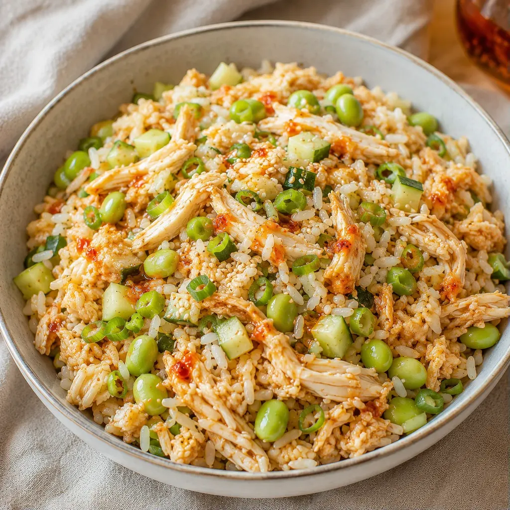 Salade Riz Croustillant Thaï