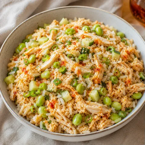 Salade Riz Croustillant Thaï