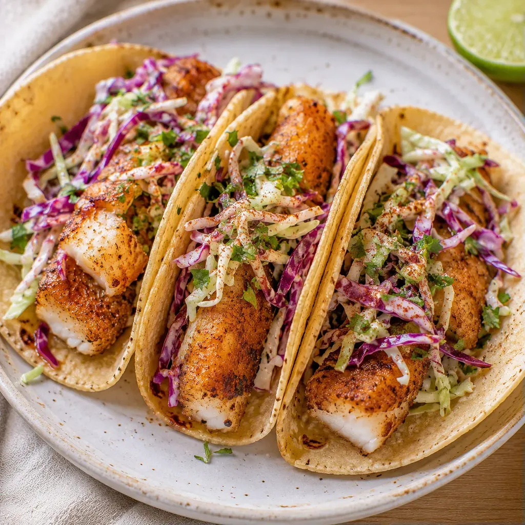 Tacos Poisson Salade Chou