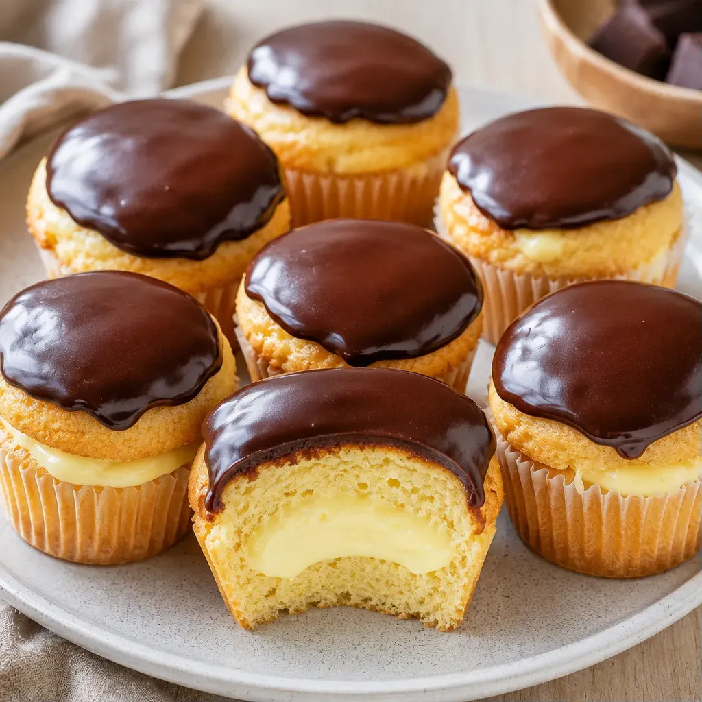 Cupcakes Boston Cream