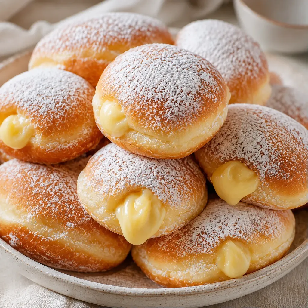 Beignets Fourrés à la Crème