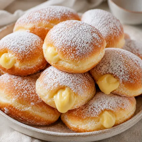 Beignets Fourrés à la Crème