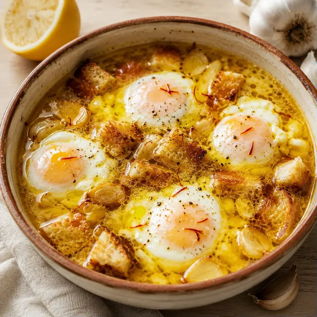 Soupe Espagnole aux Œufs