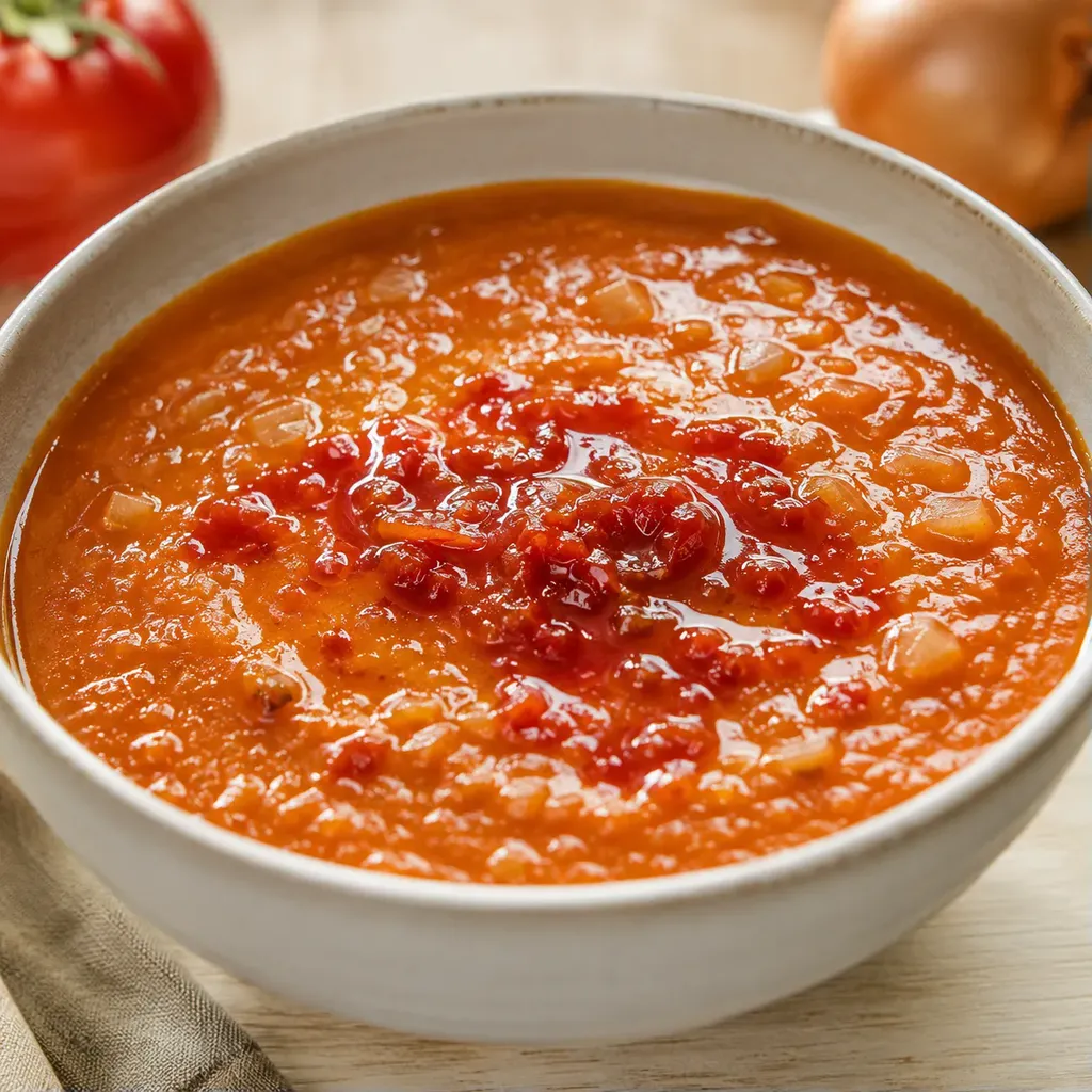 Soupe Asiago et Tomates