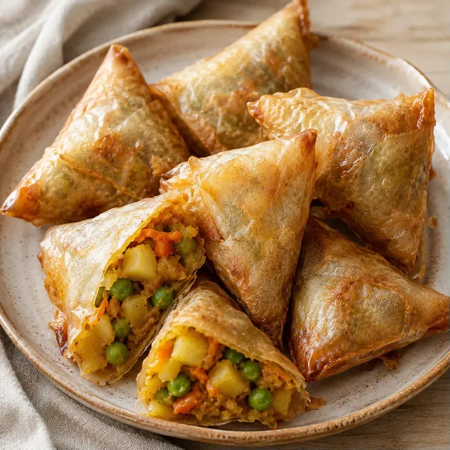 Samosas au Papier de Riz