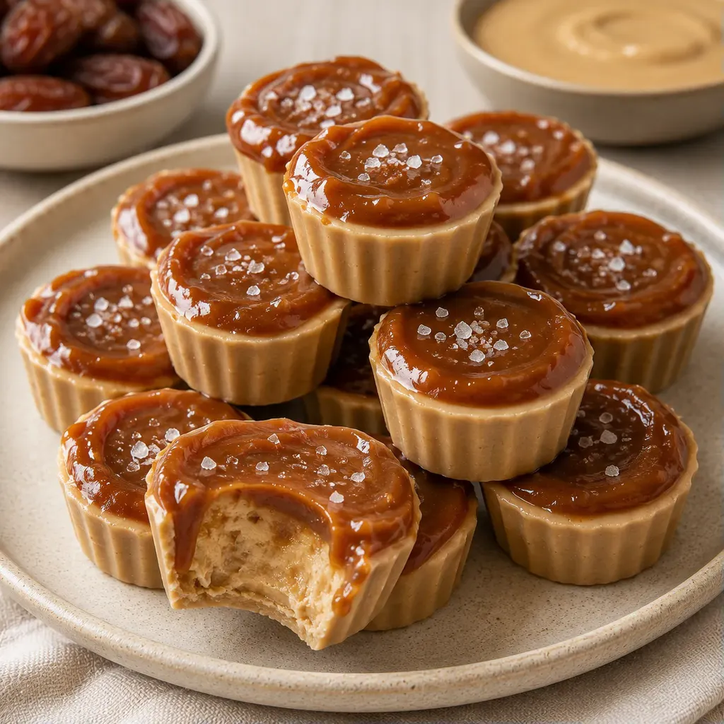 Cups Tahini Caramel Salé